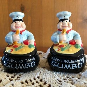 NEW ORLEANS GUMBO CHEF salt & pepper shake…